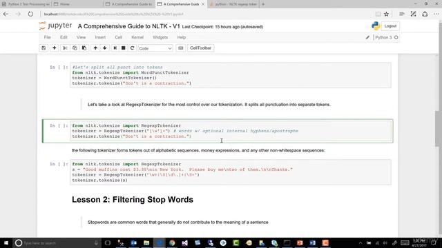 Natural Language Processing in Python with NLTK смотреть онлайн