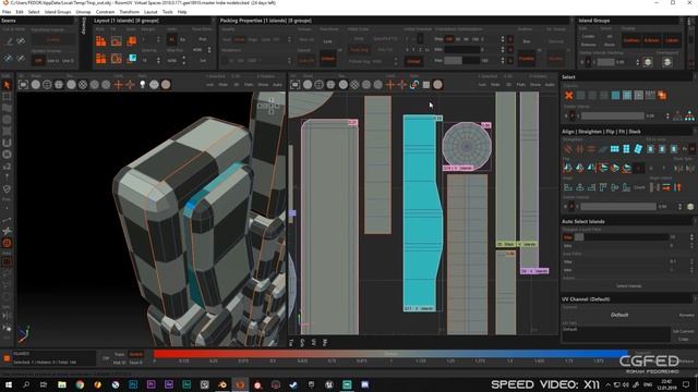 РАЗВЕРТКА (UNWRAP) УРАЛ-4320 В RIZOMUV / BLENDER PT.5 смотреть онлайн