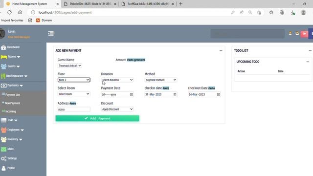 Hotel Management system Angular , Flask смотреть онлайн