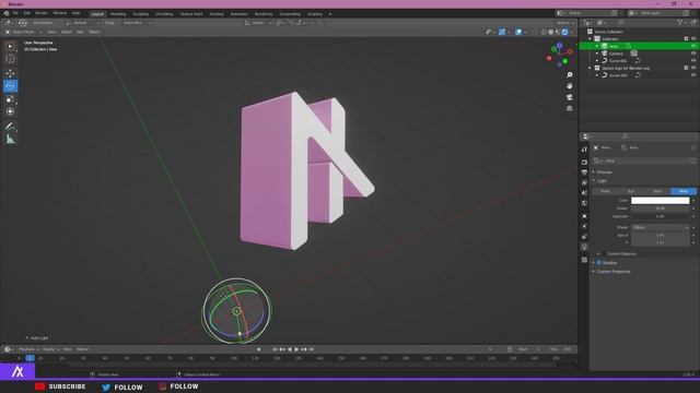 Blender Tutorial: Making Your Logo 3d смотреть онлайн