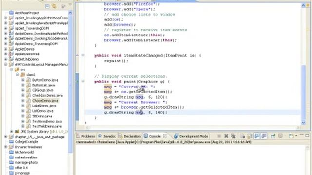 Chapter 15.4 - Using AWT Controls, Layout Managers, and Menus In Java Part 2 смотреть онлайн
