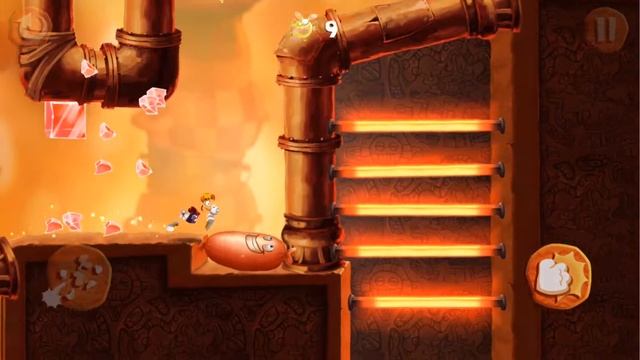 Rayman: Fiesta Run iOS Gameplay HD смотреть онлайн