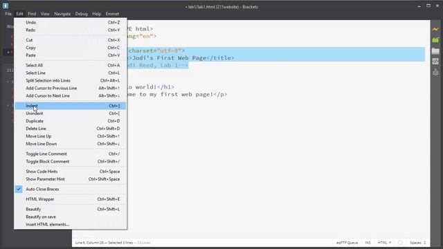 Indented Code is easier to read смотреть онлайн