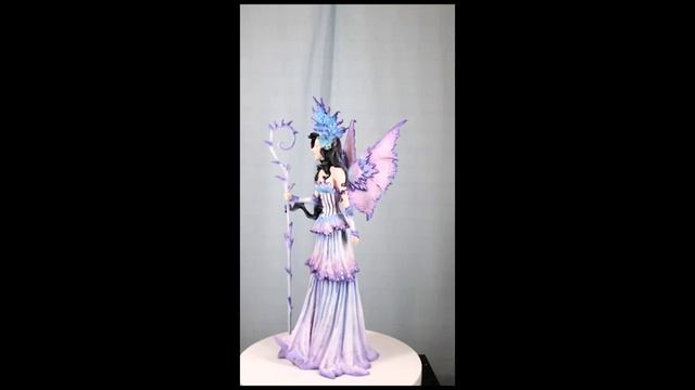 Ebros 18" Large Amy Brown Spring Purple Lavender Fairy With Magical Staff Statue смотреть онлайн