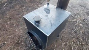 Первый тест парогенератора на дровах. Выявление недостатков.