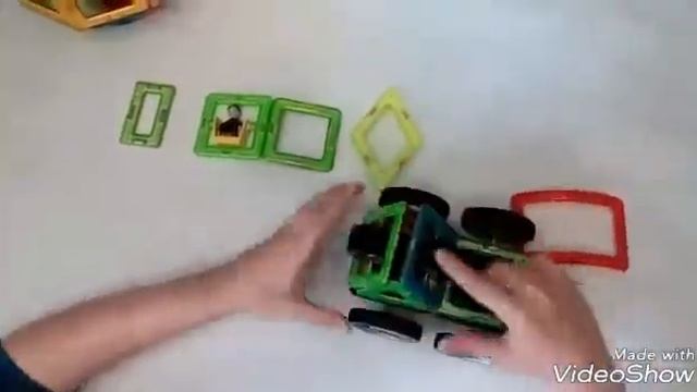 Как сделать машинку из магнитного конструктора смотреть онлайн