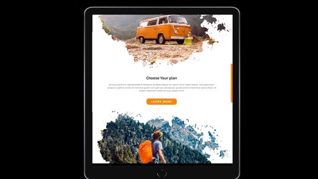 modern website landing page intro | website UI landing page | html-CSS-Bootstrap 5.1 смотреть онлайн