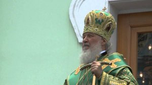 Проповедь Патриарха Кирилла в день Святой Троицы в Троице-Сергиевой лавре
