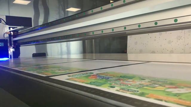 Планшетный УФ принтер LinkPrint FB210. Пример печати на бумаге. смотреть онлайн