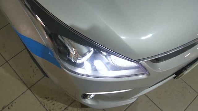 Ставим Led линзы в Kia Rio! смотреть онлайн