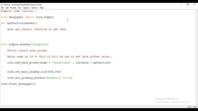Date Picker in Dear PyGui | Dear PyGui Tutorial For Beginners смотреть онлайн