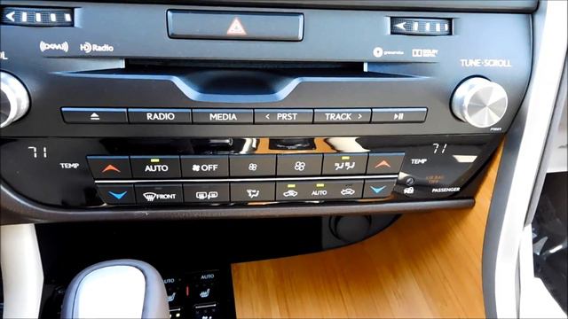iTeachLexus 2016 Lexus RX model How To Climate Control Operation смотреть онлайн