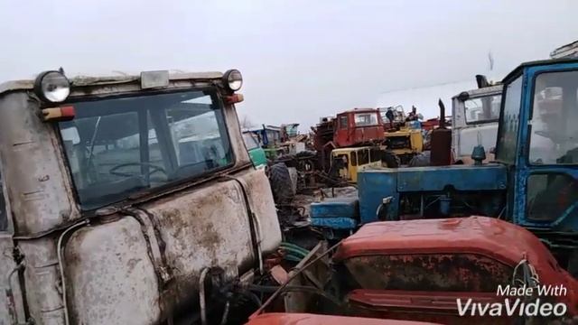 РАЗБОРКА ХТЗ Т-150 МТЗ ЮМЗ комбайны К 700 смотреть онлайн
