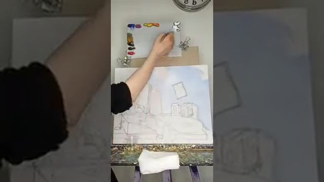 Мастер-класс "Патефон". Рисование. Живопись маслом. Часть 2 смотреть онлайн