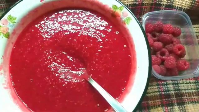 Малина на зиму без варки!!! смотреть онлайн