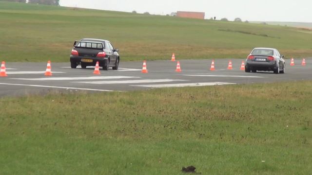 Audi RS4 vs. Subaru Impreza WRX @ EFR Brilon 2013 смотреть онлайн