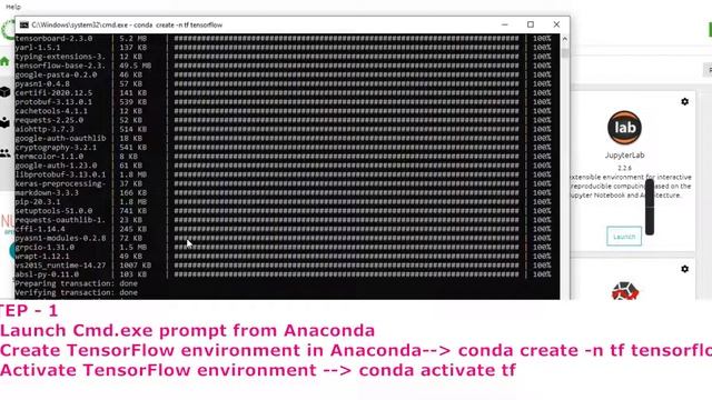 Install TensorFlow In Anaconda смотреть онлайн