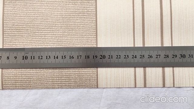 Светлые немецкие обои 785817, в широкую полоску цвета мокко на пастельном кремовом фоне смотреть онлайн