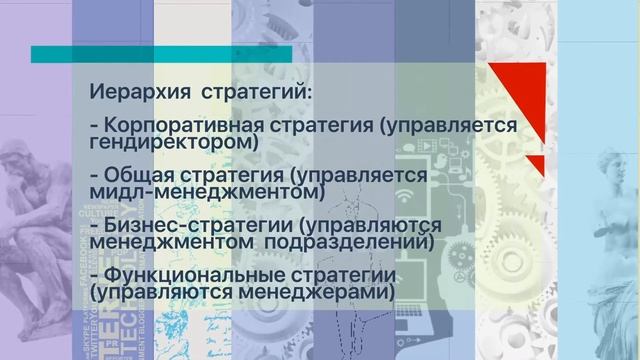 Стратегический менеджмент. Лекция 8 «Разработка, оценка и реализация стратегии». смотреть онлайн