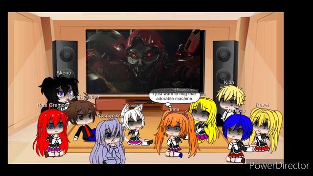Highschool dxd react to Bumblebee The Resistance song Gacha Reaction смотреть онлайн