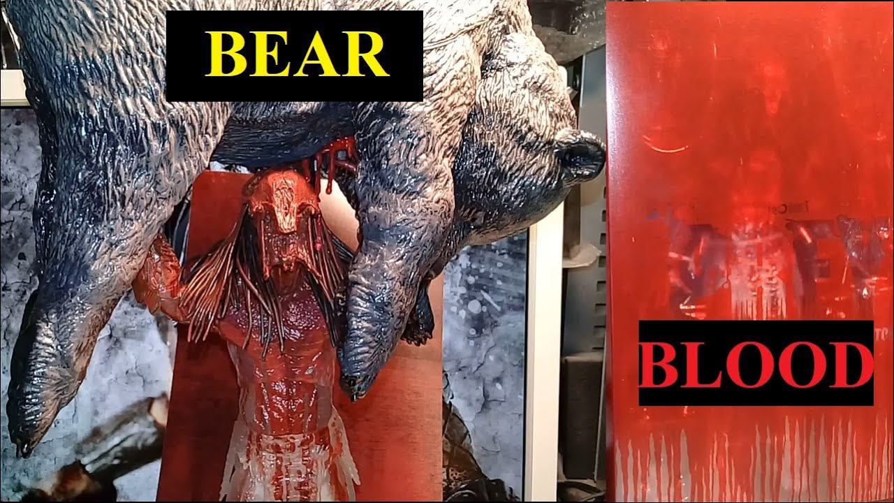 Trophy chase! 2024 Ultimate Bear Blood Feral Predator by Neca from 2022 Film "Prey "! смотреть онлайн