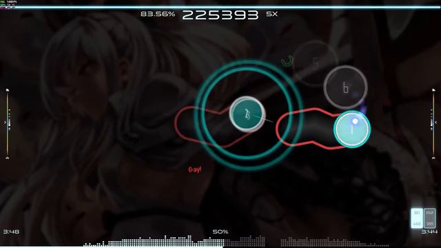 OSU!lazer Emi Evans ー Saigo no Uta 「The Black Flower」 【5.27★ 80.88% 357×】 смотреть онлайн