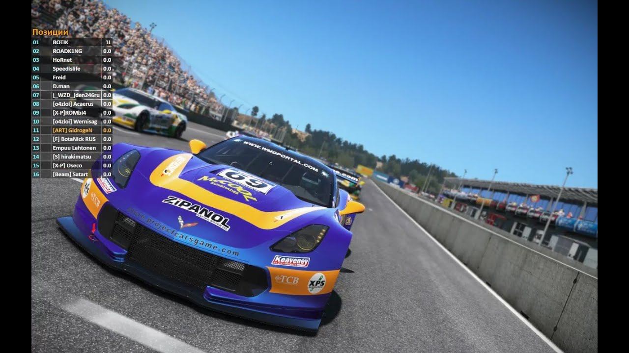 Project CARS. Chevrolet Corvette C7.R @ Laguna Seca (30-04-2016)