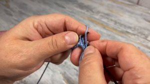 Узоры спицами. Простой узор со снятыми петлями. Knitting patterns. Simple pattern.