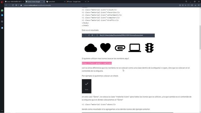 Uso de iconos con Google y Bootstrap смотреть онлайн