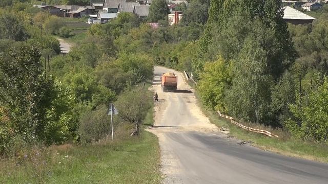 Ремонт дороги Зеленовка - Н. Студеновка смотреть онлайн