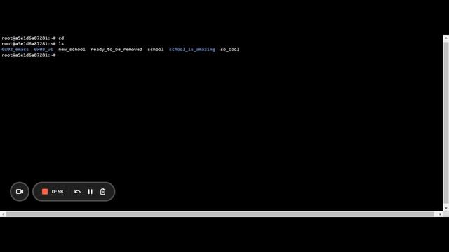 How to delete a file (ready to be removed) in shell - User Containers webterm смотреть онлайн