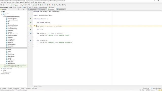 Kotlin Beginner | Kotlin | Training | Learn Kotlin | App | Kotlin interfaces vs Abstract classes смотреть онлайн