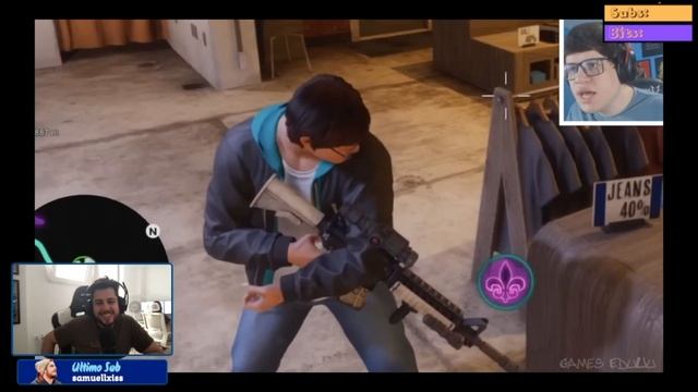 Games EduUu jogando - YOUTUBER TACA O LOKO! - Saints Row [Lukones React] смотреть онлайн