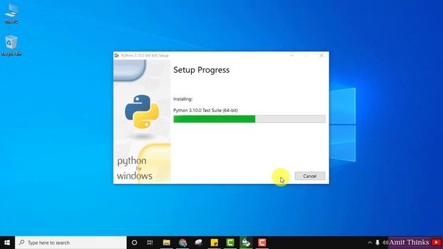 How to install Python 3.10 and pip on Windows 10 смотреть онлайн