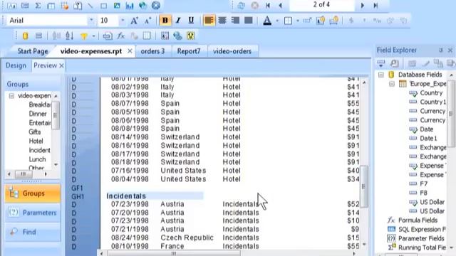 How to do basic subtotals in Crystal Reports . смотреть онлайн