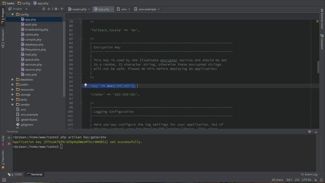 2. Laravel 5 Quick Start. Configuration смотреть онлайн