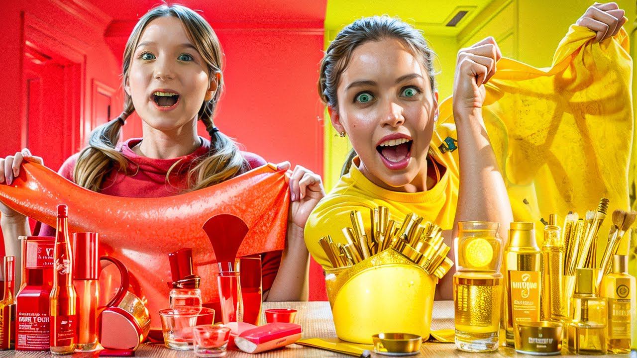 БИТВА СЛАЙМОВ из КОСМЕТИКИ! смотреть онлайн