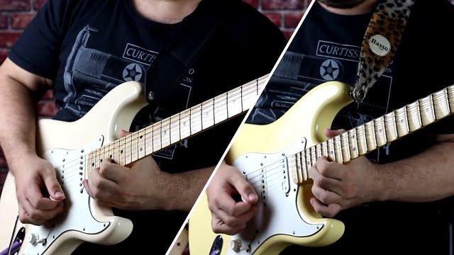 Fender Standard MIM [single coil] VS Fender YJM [Dimarzio hs3] | Cesario Filho смотреть онлайн