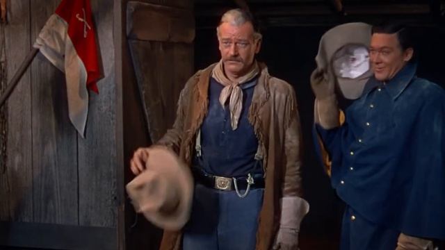 John Wayne, Ben Johnson, Joanne Dru - She Wore A Yellow Ribbon (1949) смотреть онлайн