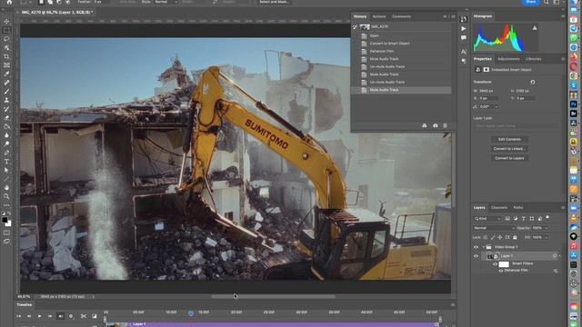 Обработка видео в Adobe Photoshop с помощью Dehancer смотреть онлайн