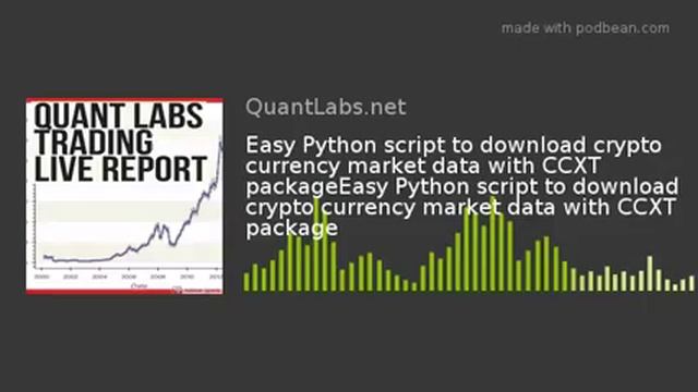 Easy Python script to download crypto currency market data with CCXT packageEasy Python script to d смотреть онлайн