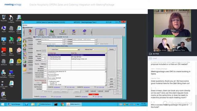 Oracle Hospitality OPERA Sales and Catering integration with MeetingPackage смотреть онлайн
