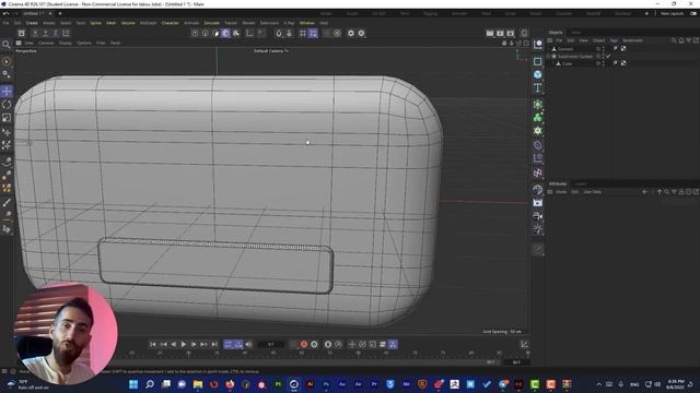 3D Illustration Modeling Process with Cinema 4D смотреть онлайн