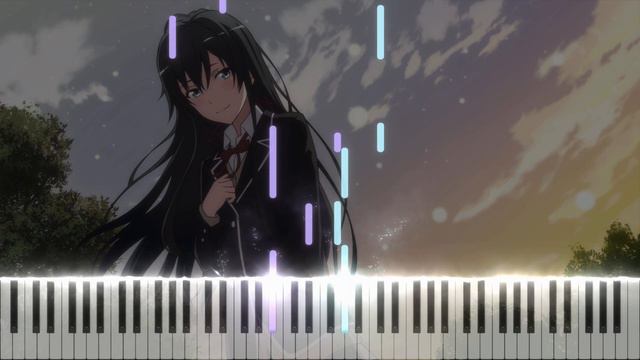 Piano Tutorial - Oregairu Zoku VN OST - 'Tomorrow and at dusk, they said' смотреть онлайн