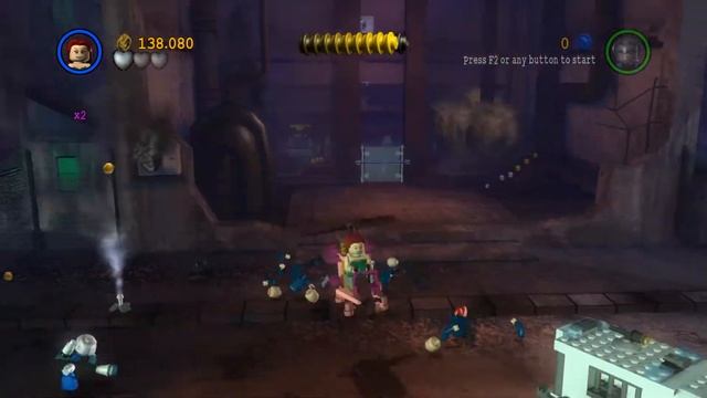 LEGO Batman: The Videogame. #59. The Lure Of The Night (Свободная игра, 100%)