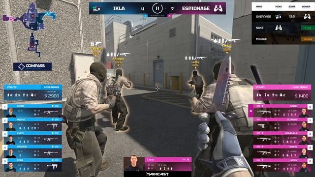 Espionage проти IKLA | Мапа 2 Nuke | YaLLa Compass Fall 2023 Contenders смотреть онлайн