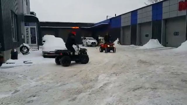 Linhai M150 - наши тесты , можно ли ездить зимой ??!! смотреть онлайн