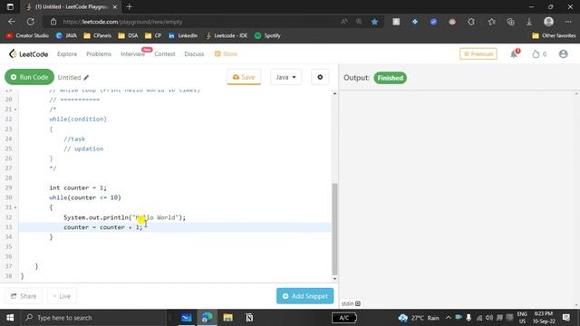 Lecture 17 Loops in Java | For-Loop | While-Loop | Do-While Loop??? смотреть онлайн