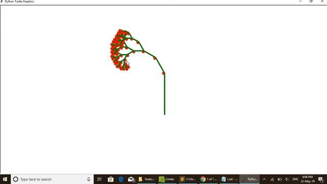 Python Turtle Graphics Recursive Binary Tree 3 смотреть онлайн