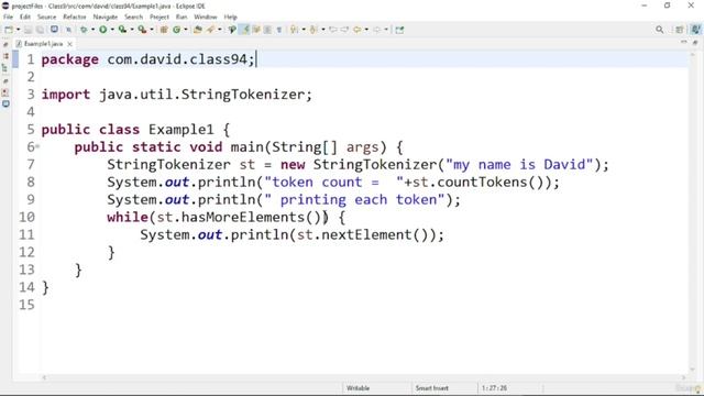 Java tutorial #48 | Handling strings - StringTokenizer | Java course for beginners смотреть онлайн